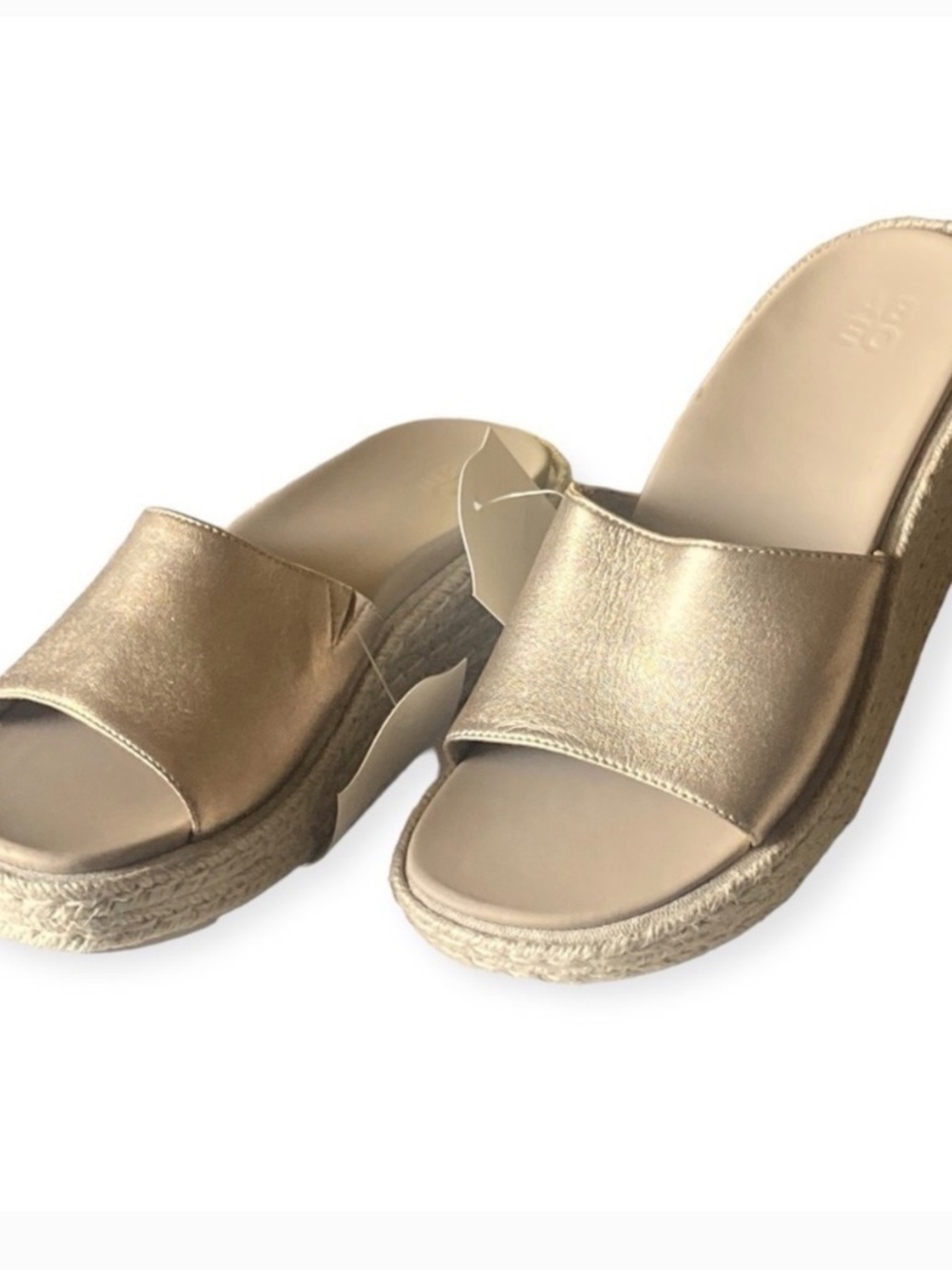 Aebo sandals platform metallic - Picture 2 of 5